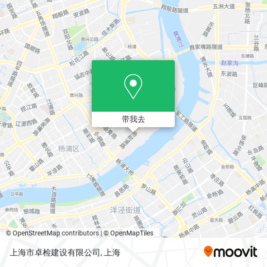 上海市卓检建设有限公司地图