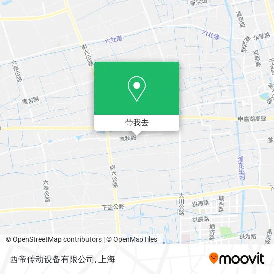 西帝传动设备有限公司地图
