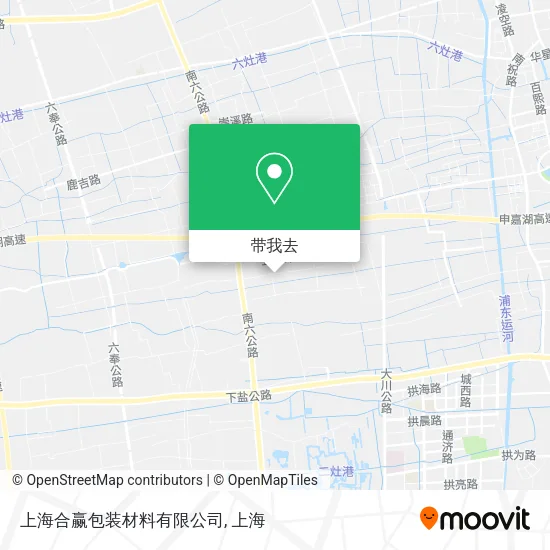 上海合赢包装材料有限公司地图