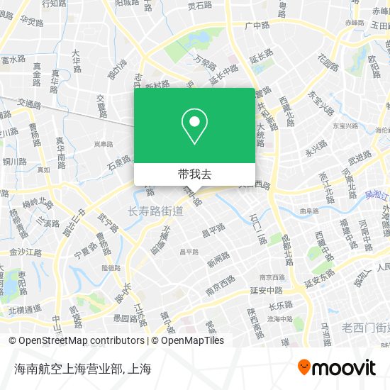 海南航空上海营业部地图