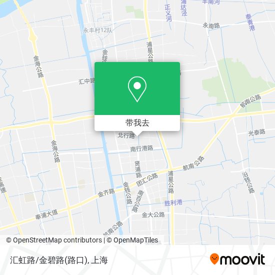 汇虹路/金碧路(路口)地图