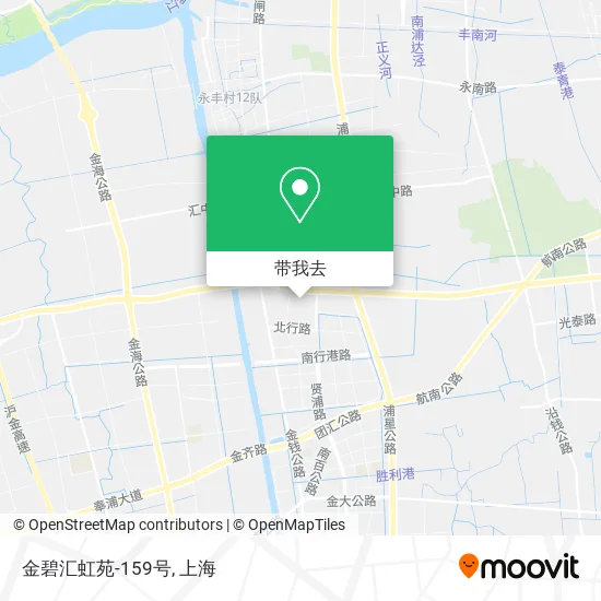 金碧汇虹苑-159号地图