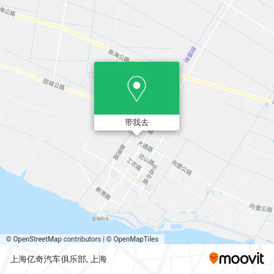 上海亿奇汽车俱乐部地图