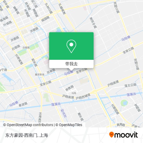 东方豪园-西南门地图