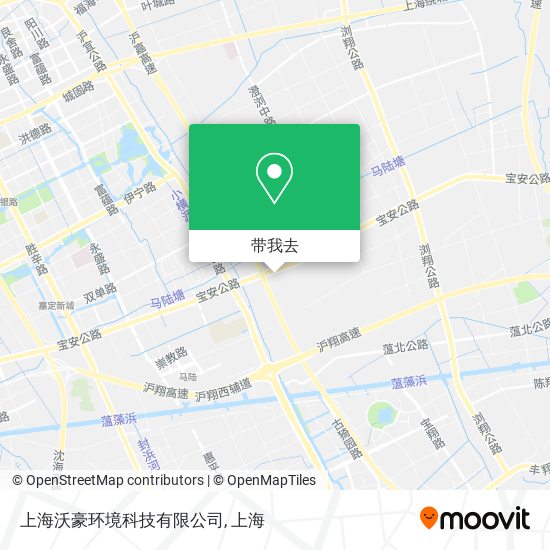 上海沃豪环境科技有限公司地图