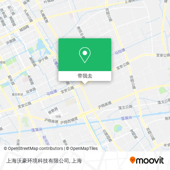 上海沃豪环境科技有限公司地图
