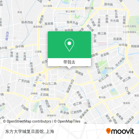 东方大学城复旦面馆地图