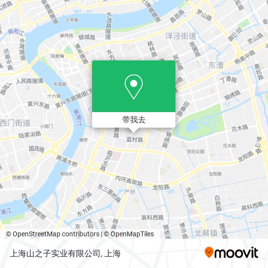 上海山之子实业有限公司地图