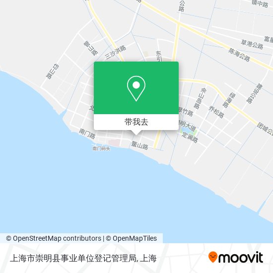 上海市崇明县事业单位登记管理局地图
