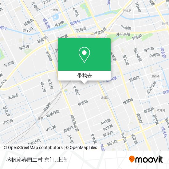 盛帆沁春园二村-东门地图