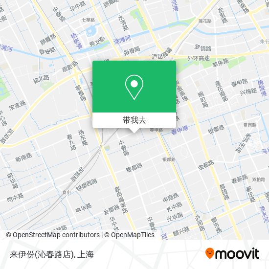 来伊份(沁春路店)地图