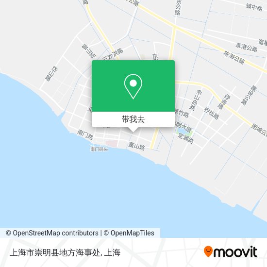 上海市崇明县地方海事处地图
