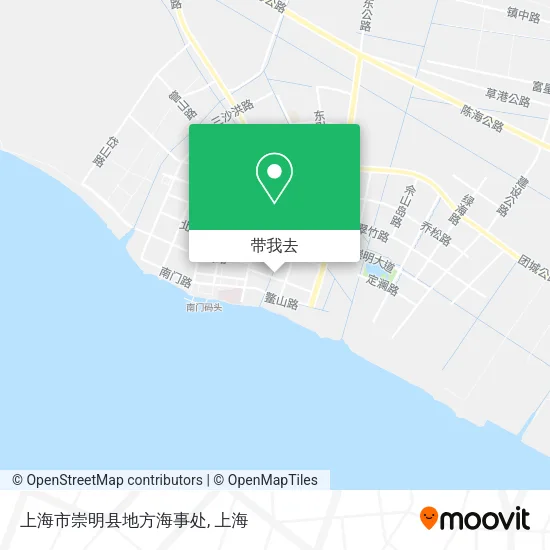 上海市崇明县地方海事处地图
