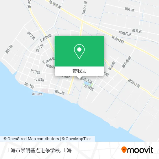 上海市崇明基点进修学校地图