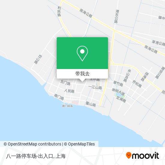 八一路停车场-出入口地图