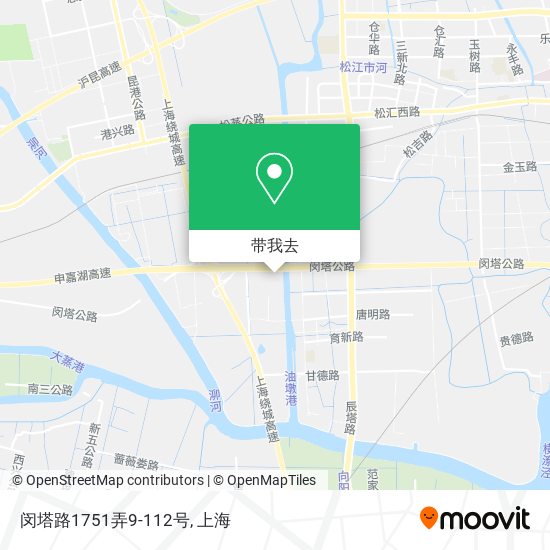 闵塔路1751弄9-112号地图
