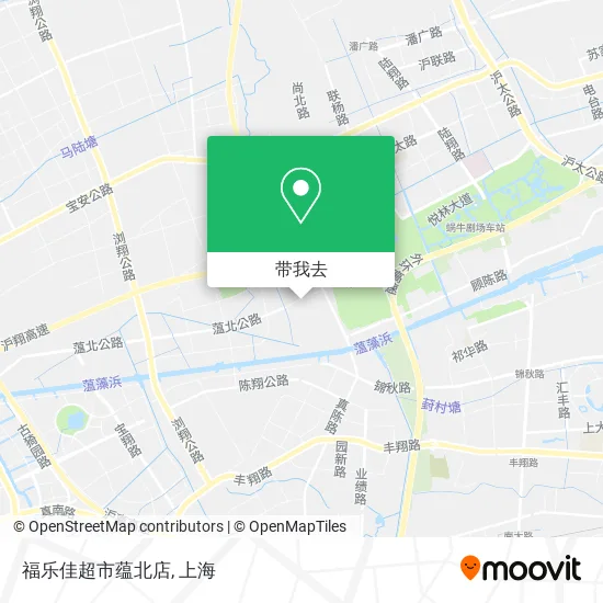 福乐佳超市蕴北店地图