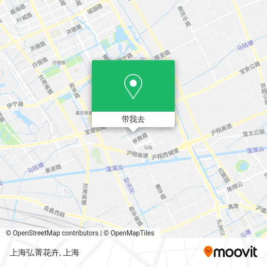 上海弘菁花卉地图
