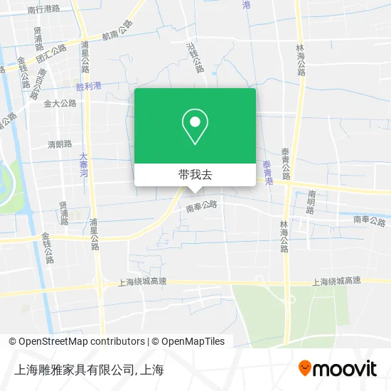 上海雕雅家具有限公司地图