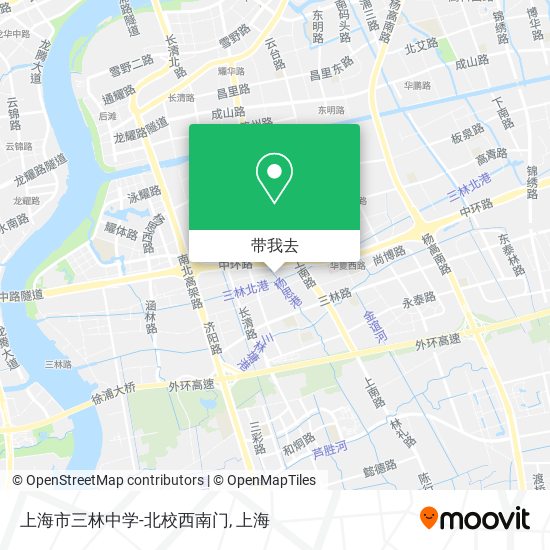 上海市三林中学-北校西南门地图