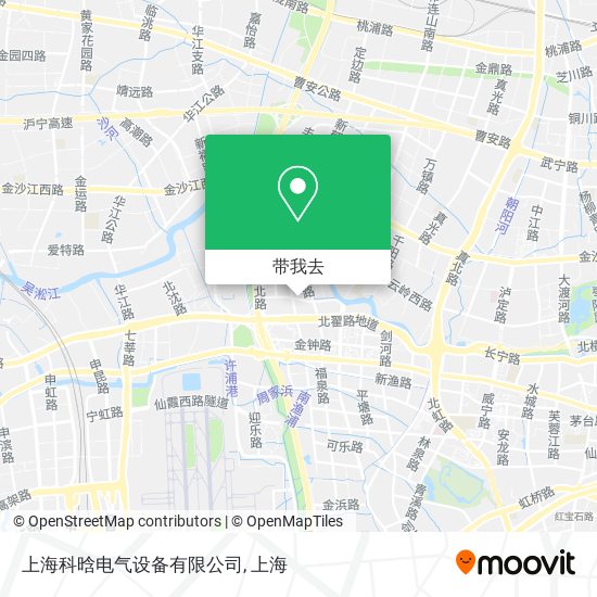 上海科晗电气设备有限公司地图