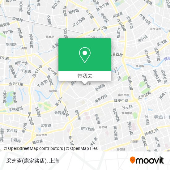 采芝斋(康定路店)地图