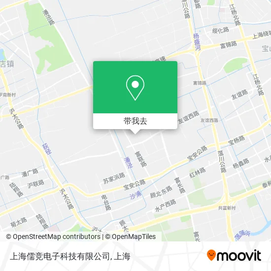 上海儒竞电子科技有限公司地图