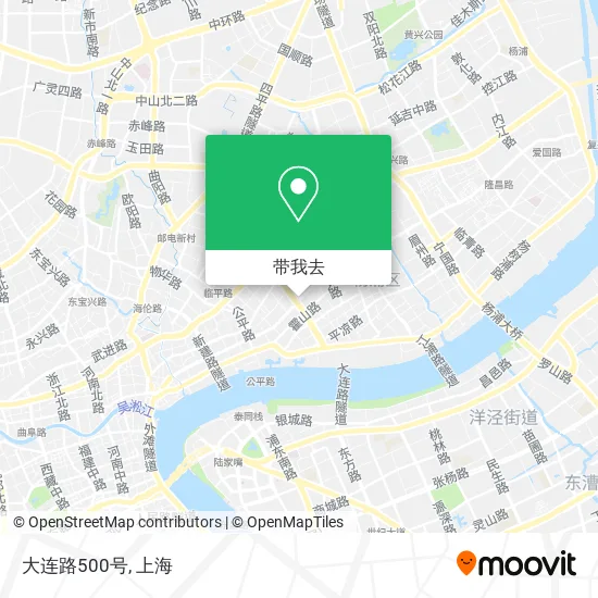 大连路500号地图