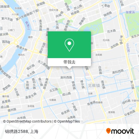 锦绣路2588地图