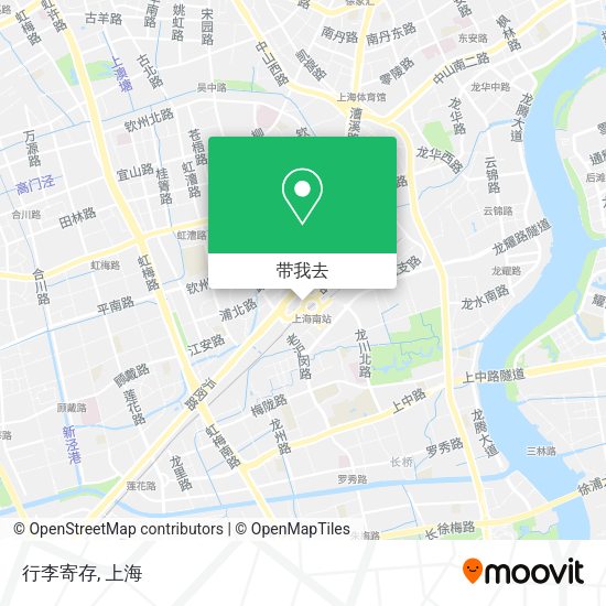行李寄存地图
