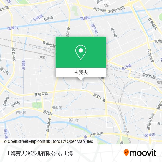 上海劳夫冷冻机有限公司地图