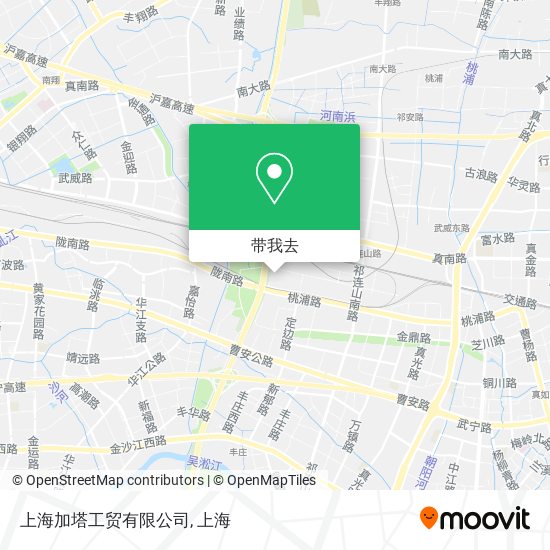 上海加塔工贸有限公司地图