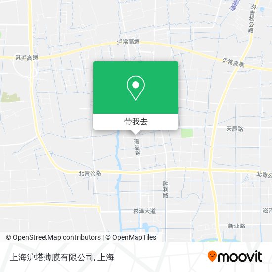 上海沪塔薄膜有限公司地图