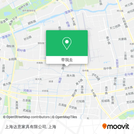 上海达意家具有限公司地图