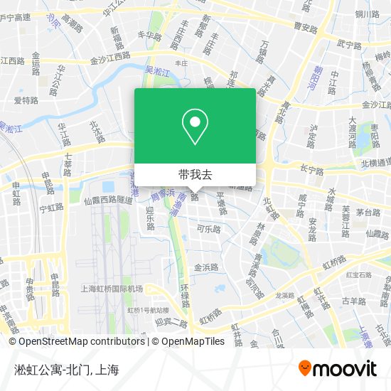 淞虹公寓-北门地图