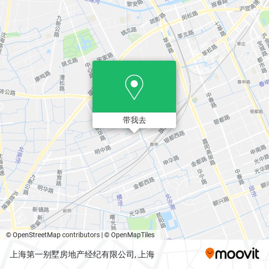 上海第一别墅房地产经纪有限公司地图