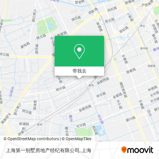 上海第一别墅房地产经纪有限公司地图