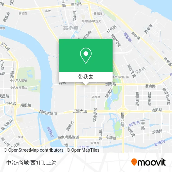中冶·尚城-西1门地图