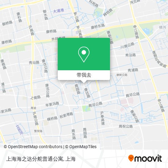 上海海之达分舵普通公寓地图