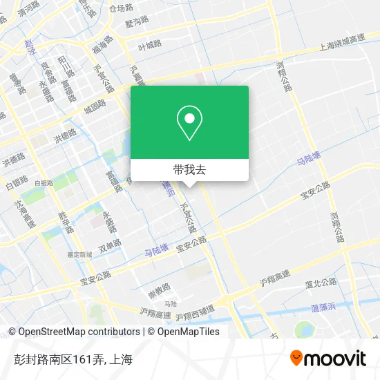 彭封路南区161弄地图