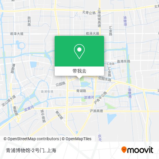 青浦博物馆-2号门地图