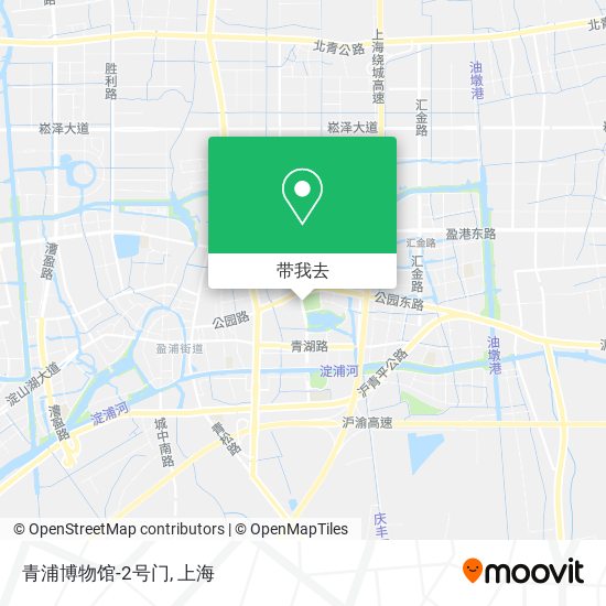 青浦博物馆-2号门地图