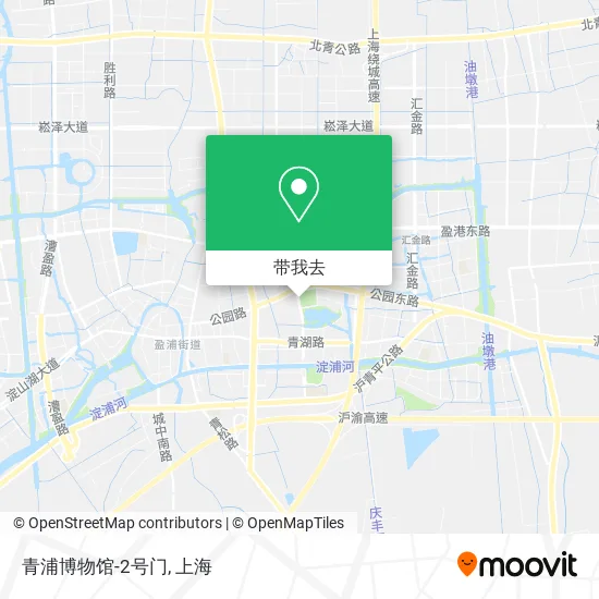 青浦博物馆-2号门地图