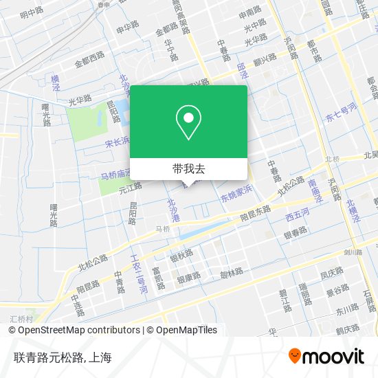 联青路元松路地图