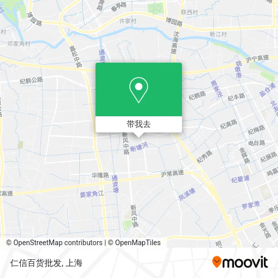 仁信百货批发地图