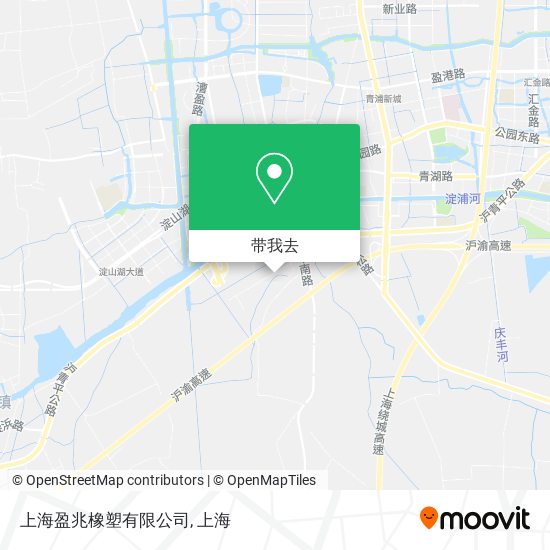 上海盈兆橡塑有限公司地图