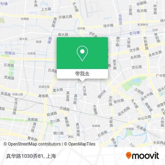 真华路1030弄81地图