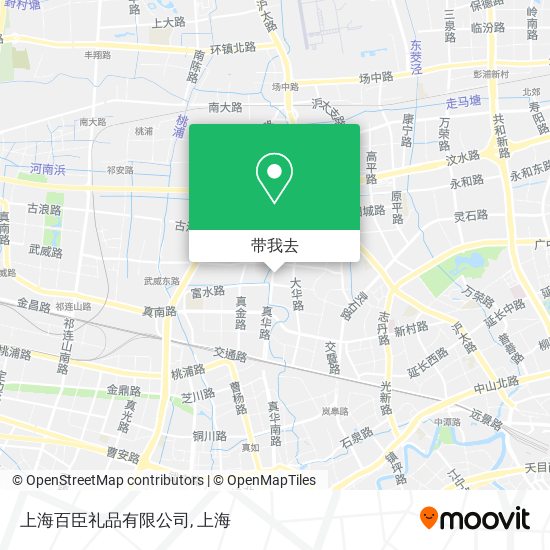 上海百臣礼品有限公司地图