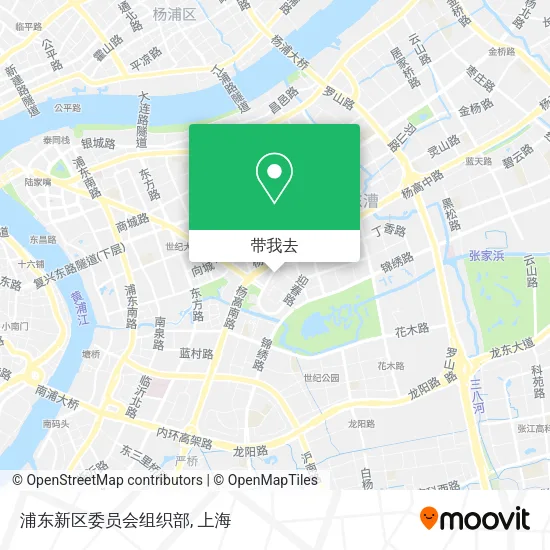 浦东新区委员会组织部地图