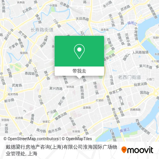 戴德梁行房地产咨询(上海)有限公司淮海国际广场物业管理处地图